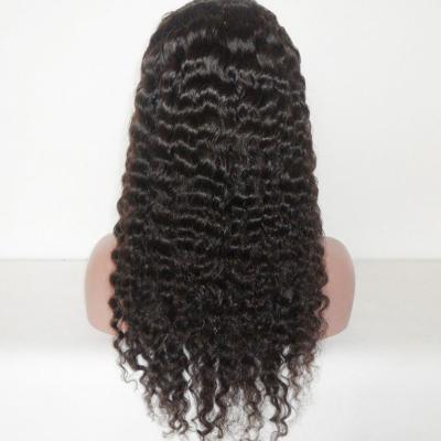 China Wholesale Deep Wave Deep Wave Wig 13*4 Lace Frontal Hair Wigs Pre Plucked With Baby Hair for sale