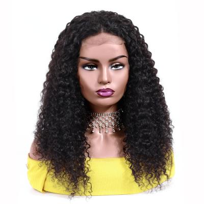 China Jerry Curl Afro Kinky Curly HD Lace Front Wigs Cuticle Aligned Virgin Hair 13*6 Mongolian Kinky Curly HD Lace Front Human Wigs for sale