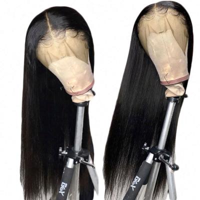 China Wholesale Original Raw Straight Human Hair HD Lace Front Wigs For Black Women for sale