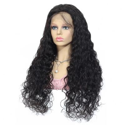 China Unprocessed Virgin Deep Wave Full Lace Wig Brazilian Human Hair Wig For Curly Color Women Full Lace Hair Human Hair Wig for sale