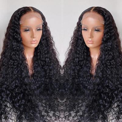 China Wholesale Cheap Lace Front Human Hair Wig Virgin Hair HD Full Lace Frontal Wig Transparent Curly Brazilian Raw Curly Lace Front Wig for sale