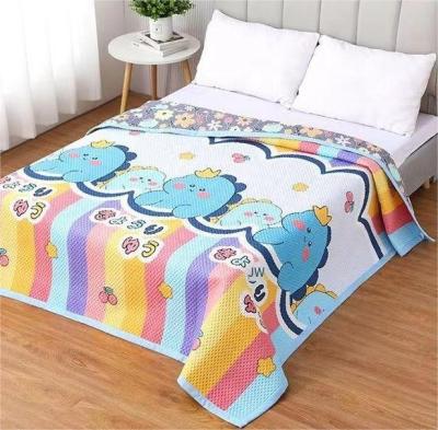 China Comfortable And Breathable Custom Kids Animals Bed Spreads For Beds Double Sided Usable Bedspread Snowflake Cotton Sheet Made In China for sale