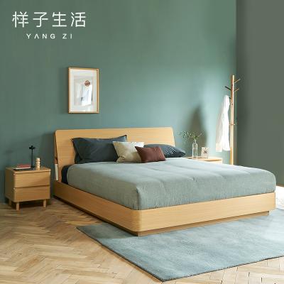 China Hot Selling Wholesale Corner Home Furniture Bedroom Furniture Lining Room Modern Storage E0 Modern Wooden Beds for sale