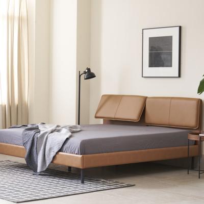 China Storage You Living Hot Sale Simple Modern Design European Smart Leather Bed for sale