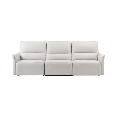 China (Size)Adjustable High Quality Modern Furniture L Shape Couch White Living Room Sectional Leather Sofas for sale