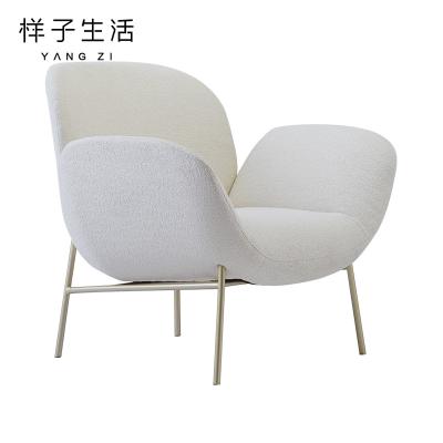 China Modern Comfortable Tufted Living Room Bedroom Furniture Fabric Recliner Single Sofa Chair for sale