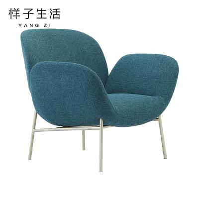 China High quality modern comfortable simple fabric tufted bedroom recliner sofa chair luxury living room furniture for sale