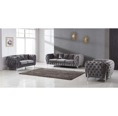 China Living Room Furniture Modular Sofa Set Popular Australia Chesterfield Fabric Sofa for sale