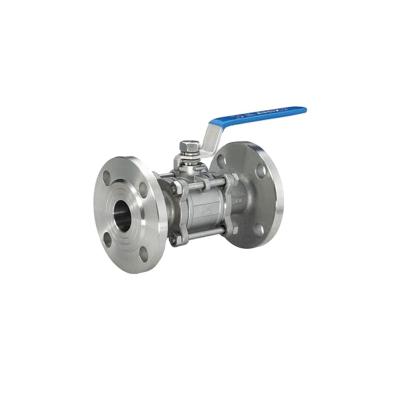 China SUS316 Stainless Steel ASNI 150psi General 3 Pieces Flanged Ball Valves for sale