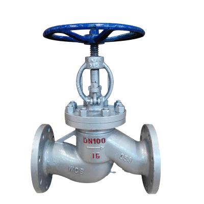 China A216 carbon steel general wcb flanged globe valve with rf /Rtj for sale