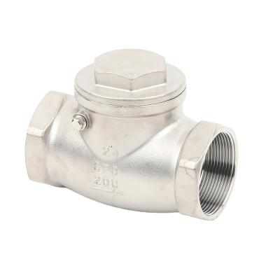 China General Stainless Steel 304 Swing Check Valve Non Return Valve Check Valves for sale