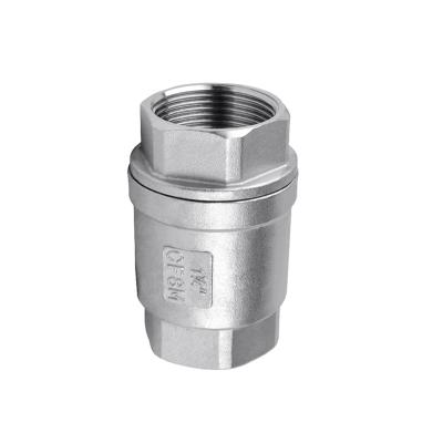 China CF8M Vertical One-Way Threaded General Stainless Steel Check Valve for sale