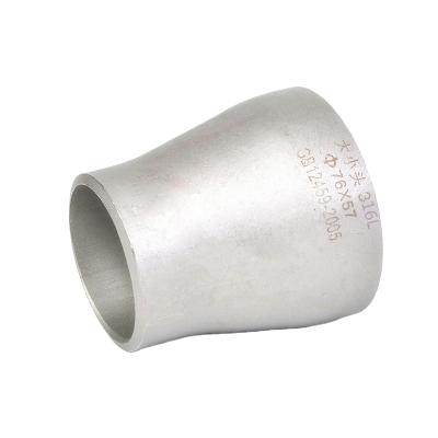 China Diesel Oil Water System Butt Welding Stainless Steel Pipe Fittings Con Reducer for sale