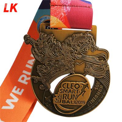 China Custom Europe/America track and field sublimation acclamation marathon running medallas medalion medals Deportivas figuras de trofeos for sale