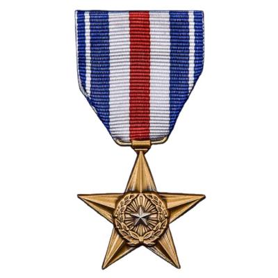 China Supplier High Quality Russian Military Gold Gun Europe/America Low Price Korean Uniform Star Shaped Medal for sale