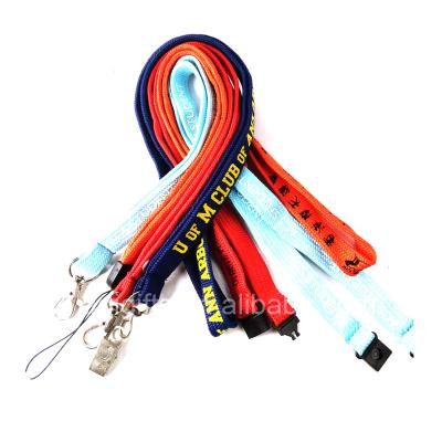 China Custom Logo Polyester Lanyards Designer Wrist Phone Key Chain Wristband Loose Short Lanyard for sale