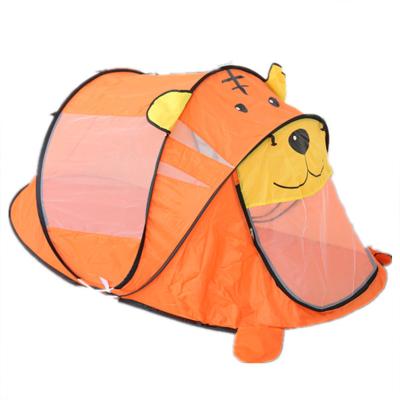 China Soft Toy Tent Portable Tiger Children Cartoon Animal Children Play House Outdoor Pop Big Up Toy Tents for sale