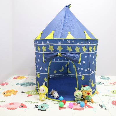 China Soft Toy Wholesale Children Small Foldable Castle Kid's House Indoor Outdoor Kids Toy Tent for sale