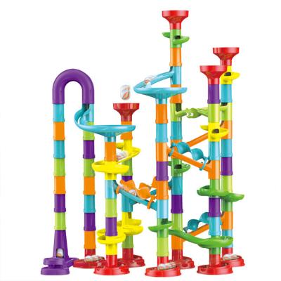 China Educational Set Maze Madness Game Glowing Marble Building Colors Luminous Rod Toys DIY Run for Boys and Girls for sale