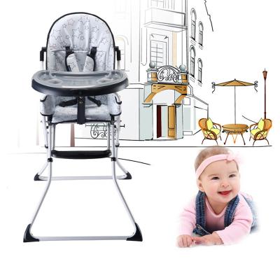 China China Metal Cheap Comfortable Simple Portable Folding Baby Eating Dining Umpire Chair With Elephant Leg for sale