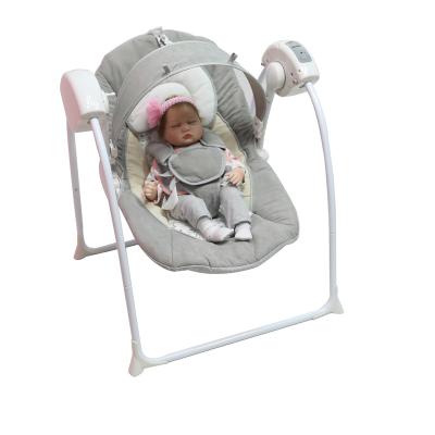 China 2021 Modern Hot Sale Indoor Automatic Baby Swing Bouncer Electric Infant Chair for sale