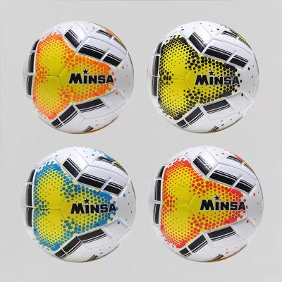 China Have stock but also accept OEM 2021 New Match Balls Sports Goods PVC Custom Machine Stitched Promotion Soccer Ball Training Football for sale