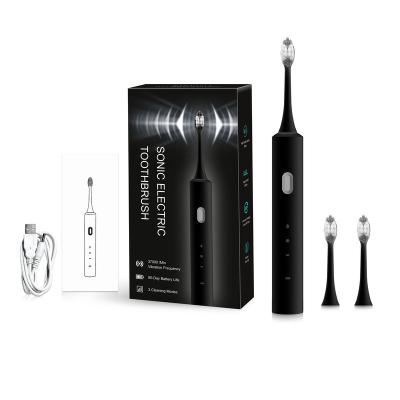 China US Dupont Bristles and CE Approved Dentist Recommend Food Grade PP 3 Modes USB Sonic Toothbrush Electric Automatic Powered Rechargeable for sale