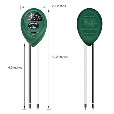 China No battery required Drop Shipping 2023 3-in-1 Moisture Soil Hygrometer Sensor Care, Lawn, Farm, Outdoor  Soil Moisture Detector soil moisture senso for sale