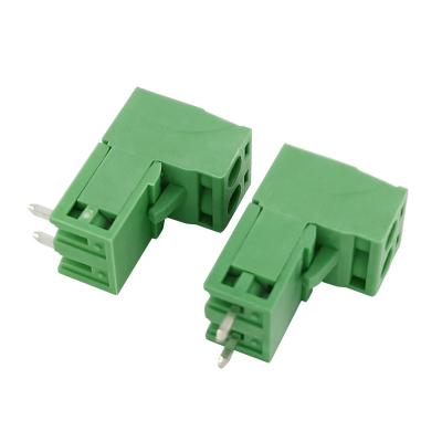 China Plastic Copper Needle Pluggable Vange PA66 Terminal Block PA66 For Wire Connector VG2EDG5.08 2Pin for sale