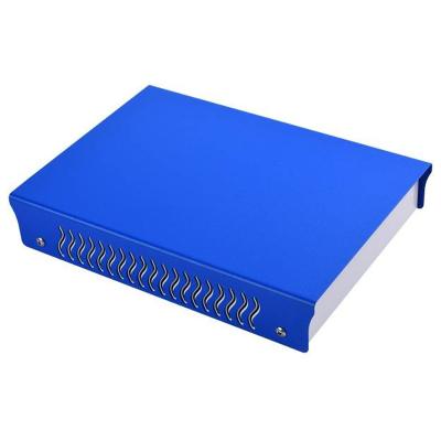 China Box Desktop Electronic Project Electronic Appliance Vange Chassis Steel Instrument Enclosure For Power Supply 200*50*260mm for sale