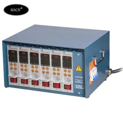 China Mold Temperature Controller 1-24 K/J Area Temperature Controller Type PID Hot Runner Temperature Box For Injection Molding for sale