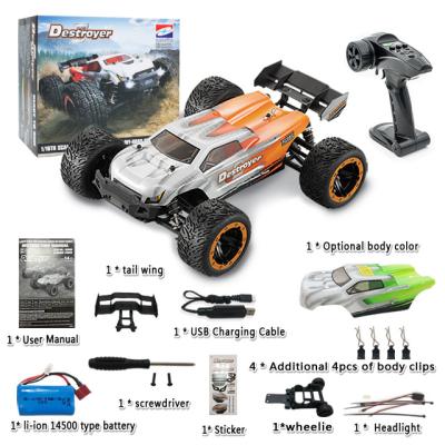 China Forward/Brake/Rear Throttle Control HBX 1:16 4WD RC Car 2.4G Car Radio Rc Remote Control Toys Trucks Boys Toys For Adult High Speed ​​Car for sale