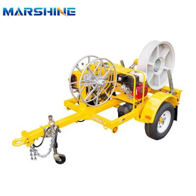 China Custom Wire Spool Cable Fiber Reel Trailer 10T For Engineeing for sale