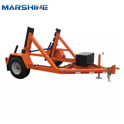 China 12T Mechanical Utility Reel Cable Drum Trailer 800MM-2100MM for sale