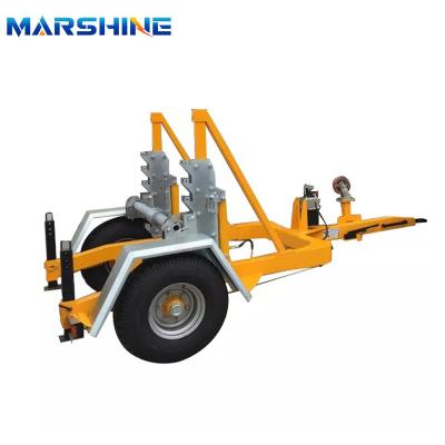 China Oem Engineering Cable Spool Trailer Drum Handling Roller Machine for sale