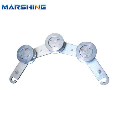 China Stainless Steel Double Tackle Pulley Grounding Wire Rope Sheave Block for sale