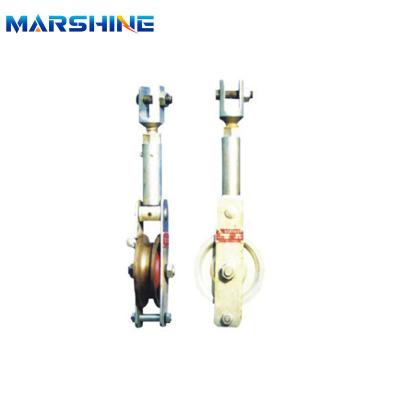 China High Strength Adjustable Earth Wire Pulley Block with Aluminum Material for sale