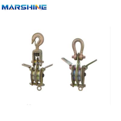 China Oxygenation Dual Sheave Cable Stringing Block For Hoisting Of Aluminum And Iron Wires for sale