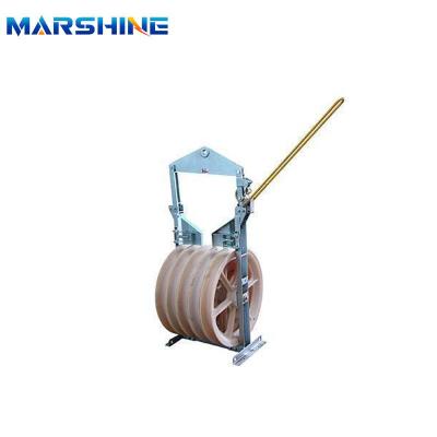 China Single-Wheel  Or Three-Wheel  Block With Ground Wheel Helicopter  Block For Lifting Large Diameter Pulley for sale