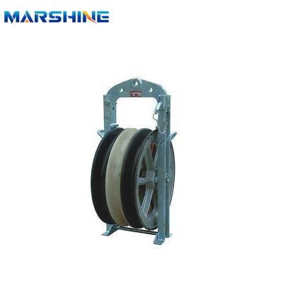 China 30-268kg Stringing Pulley Block Nylon Sheaves Conductor Pulley For Garment Machinery for sale