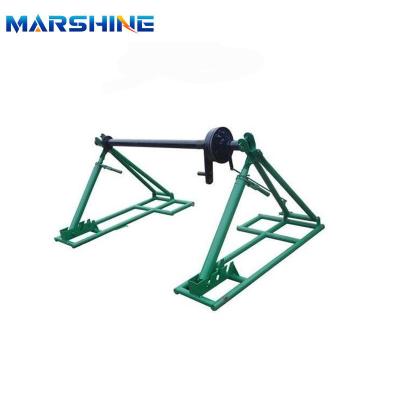 China 80 Linespeed Integrated Cable Reel Stand with 1000 Kn Torque and Disc Tension Brake for sale