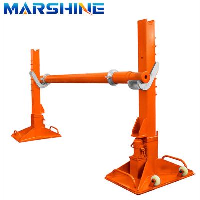 China Adjustable Lifting Hydraulic Cable Drum Jack Rack Stand 200kn for sale