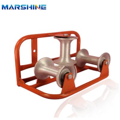 China Triple Corner Type Roller Assembly for Power Ground Cable and Manufacturing Process for sale