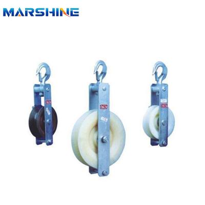 China Angle Steel Aluminum Cable Pulley for sale