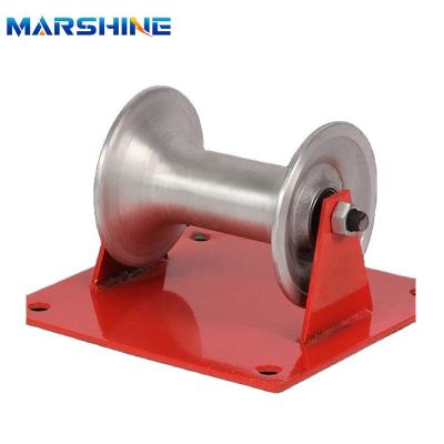 China Flat Plate  Wheel Cable Roller  Pulling Cable Guide Roller For Electrical Power Industry for sale