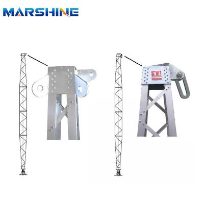 China Aluminum Alloy A-Shape Lattice Electric Gin Pole Tower for sale