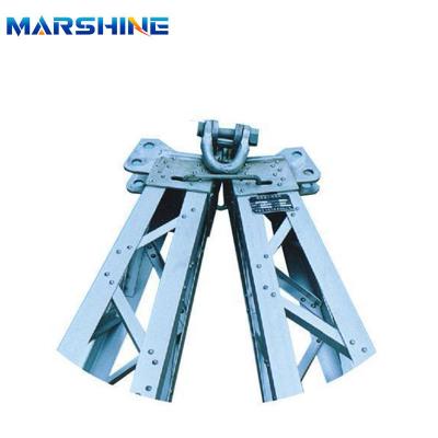 China High Strength Aluminum Alloy A-Shape Lattice Gin Pole Transmission Line Construction For Electric Power for sale