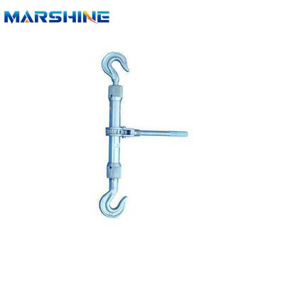 China Double Hook Turnbuckle Wire Steel Cable Tightener Stainless Steel Sleeve Type for sale