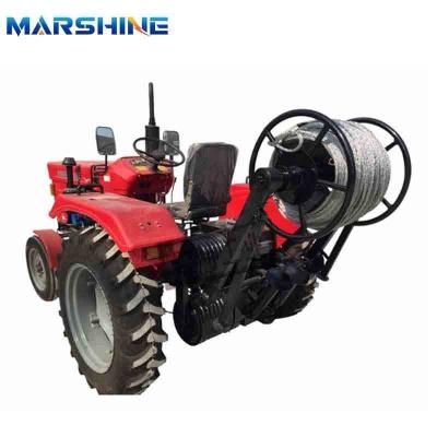 China Electric Double Drum Winch Machine For Power Walking Tractor On Transmission Line for sale