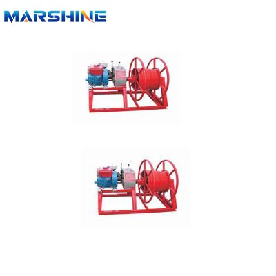 China Detachable 5 Ton Wire Cable Take Up Machine Winch Puller With Motor for sale